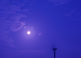 南黄海的风情 滩涂月色